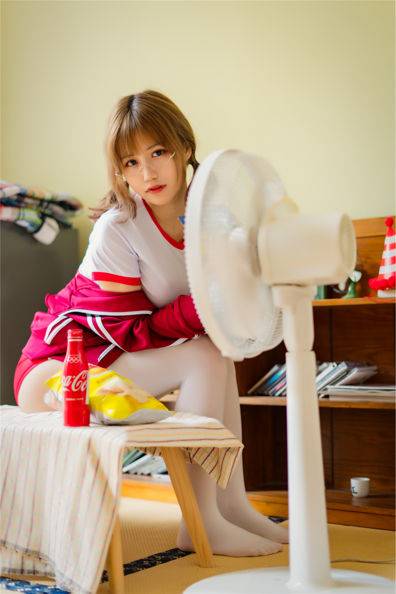 Chiyo Ogura w NO.005 Red gymnastics jacket(19)